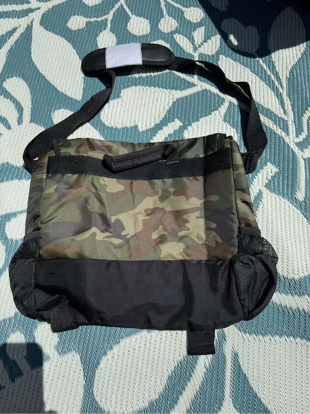 The Children's Place Camouflage Messenger Bag - Green, Brown, Black
